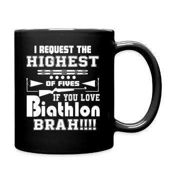 Biathlon Love Biathlon - Full Colour Mug - black - Right