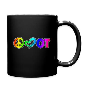 Occupational Therapy Peace - Full Colour Mug - black - Right