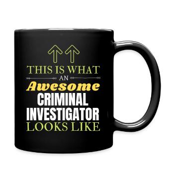 This is What an Awesome Criminal Investigator Look - Mug uni - noir - Droite