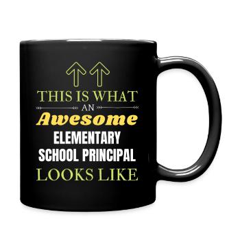 This is What an Awesome Elementary School Principa - Full Colour Mug - black - Right