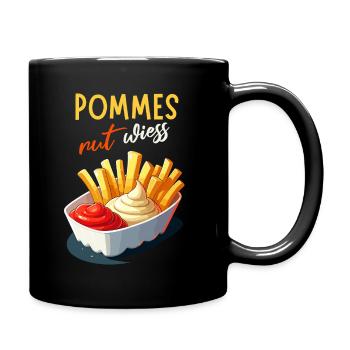 fries rut wiess snack bar cologne kölsch party funny - Full Colour Mug - black - Right