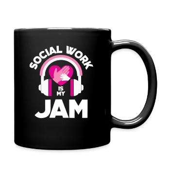 Le travail social, c’est mon truc - Mug uni - noir - Droite
