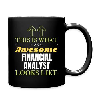 Voici à quoi ressemble un analyste financier génial Li - Mug uni - noir - Droite