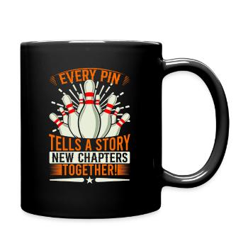 Chaque épinglette raconte une histoire – écrivons de nouveaux chapitres - Mug uni - noir - Droite