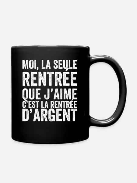cadeau citation humoristique original drole phrase - Mug uni - noir