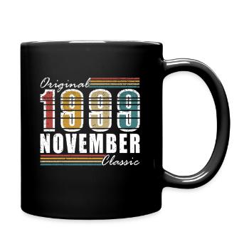 November 1999 Birthday - November 1999 Gift - Full Colour Mug - black - Right