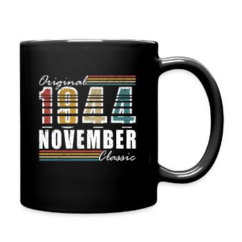 Novembre 1944 Cadeau d’anniversaire Novembre 1944 - Mug uni - noir - Droite