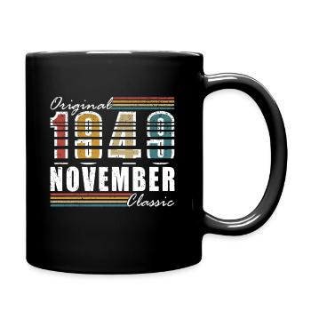 Novembre 1949 Cadeau d’anniversaire Novembre 1949 - Mug uni - noir - Droite