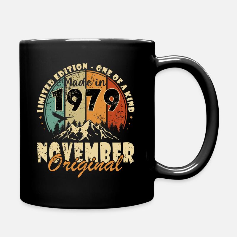 1979 November 1979 Jubiläum November 1979 - Tasse einfarbig - Schwarz