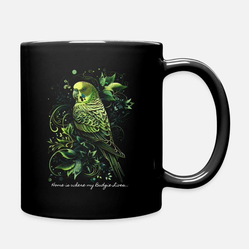 C’est là que vit ma perruche... - Mug uni - noir