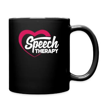 Speech Therapy Love of the profession - Full Colour Mug - black - Right