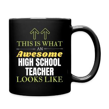 Voici à quoi ressemble un professeur de lycée génial - Mug uni - noir - Droite