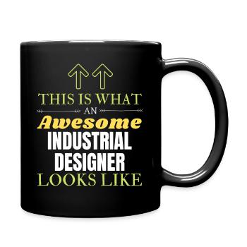Voici à quoi ressemble un designer industriel génial - Mug uni - noir - Droite