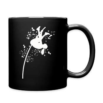 Pole Vaulter Kids Pole Vault - Full Colour Mug - black - Right
