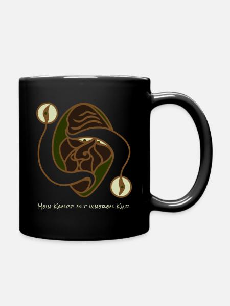 Kampf Mit Innerem Kind - Tasse einfarbig - Schwarz