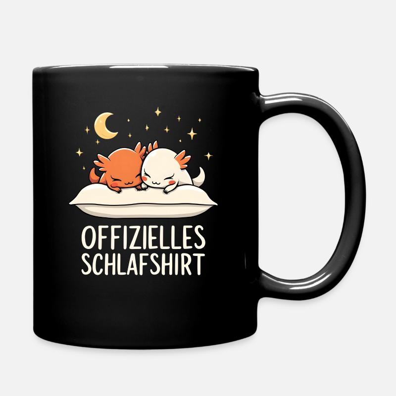 Chemise de nuit officielle Axolotl Paire - Mug uni - noir