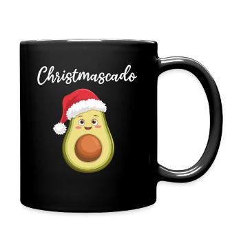 Christmascado - Funny Avocado - Full Colour Mug - black - Right