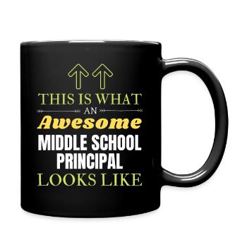 This is What an Awesome Middle School Principal Lo - Full Colour Mug - black - Right