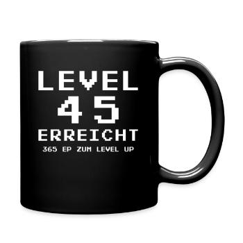 Le niveau 45 a été atteint - cadeau - Mug uni - noir - Droite