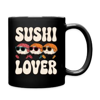 Sushi Lover - Full Colour Mug - black - Right