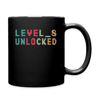 Level 8 Unlocked Gambler 8 Birthday Gift - Full Colour Mug - black - Right