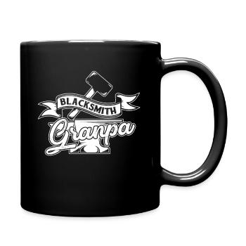 Blacksmith Blacksmith Grandpa - Full Colour Mug - black - Right