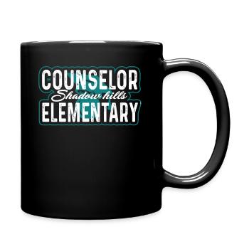 School Counselor Shadow Hills Elementary - Full Colour Mug - black - Right