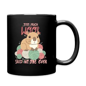 On n’a jamais assez de laine - Mug uni - noir - Droite