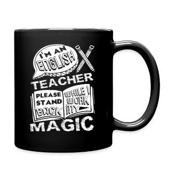 English Teacher I'm An English Teacher - Full Colour Mug - black - Right