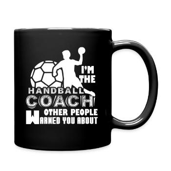 Handball I am The Handball Coach - Full Colour Mug - black - Right