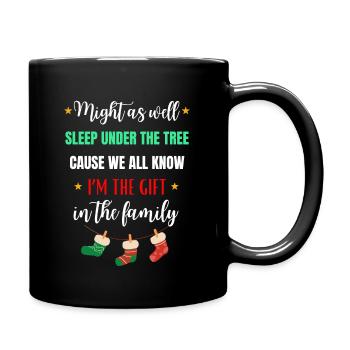 Weihnachten Familie Weihnachtsgeschenk Lustig - Tasse einfarbig - Schwarz - Rechts