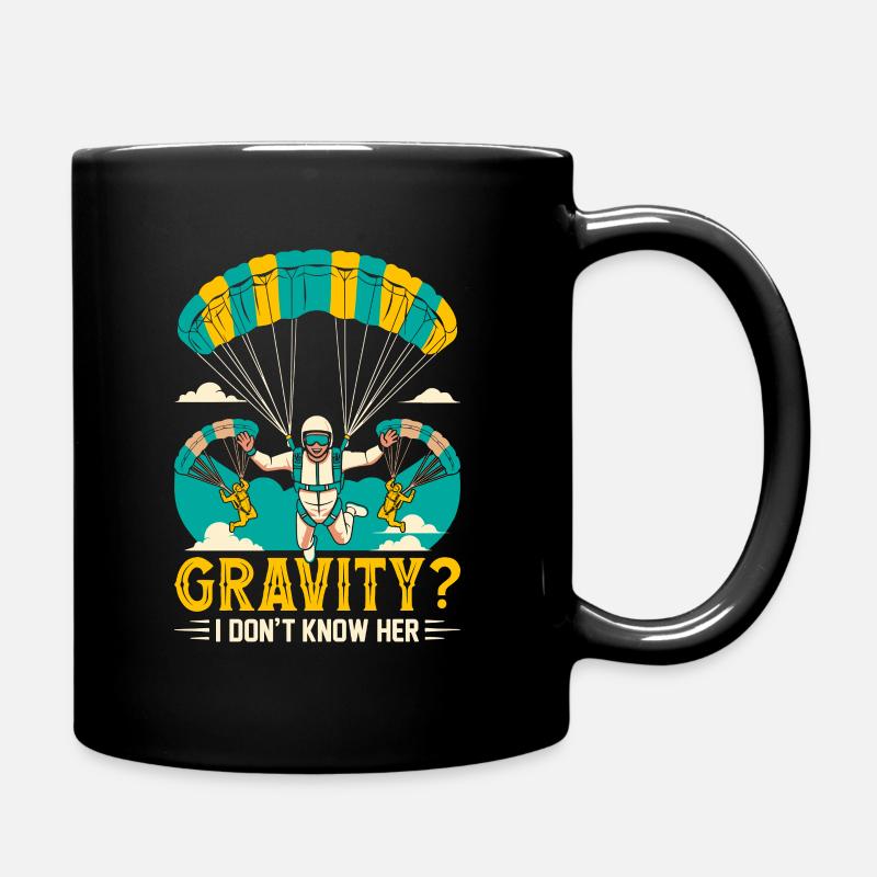 Gravité? Je ne la connais pas. - Mug uni - noir