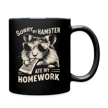 Drôle de dicton pour les fans de hamsters - Mug uni - noir - Droite