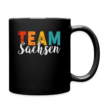 Saxe Design Saxon Drôle - Mug uni - noir - Droite