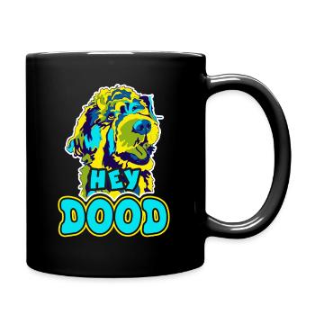 Cute Goldendoodle Colorful - Full Colour Mug - black - Right