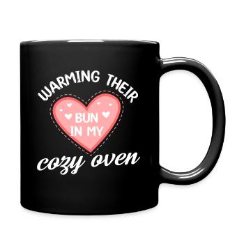 réchauffant leur petit pain dans mon four confortable Design - Mug uni - noir - Droite