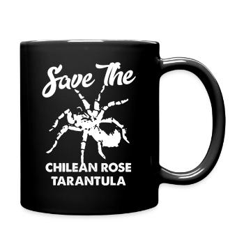 save the chilean tarantula Design for a tarantula - Tasse einfarbig - Schwarz - Rechts