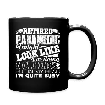 Paramedic Retired Paramedic - Full Colour Mug - black - Right
