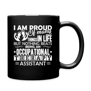 Proud To Be Occupational Therapy Assistant - Full Colour Mug - black - Right