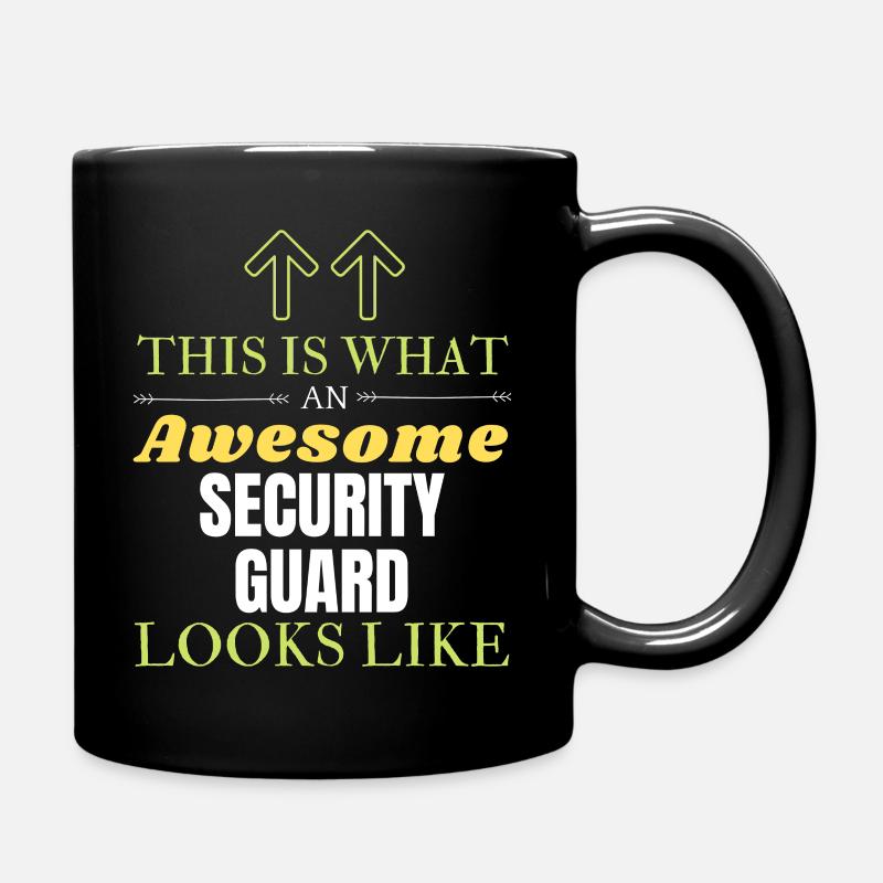 Voici à quoi ressemble un agent de sécurité génial - Mug uni - noir