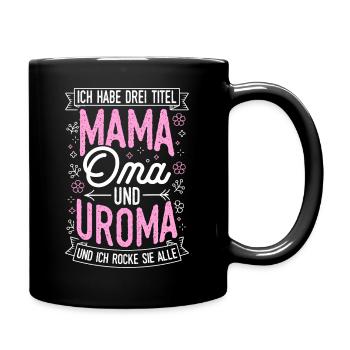 Fête des Mères Meilleure Maman Mamie Mamie Mamie Famille Amour Mamie - Mug uni - noir - Droite