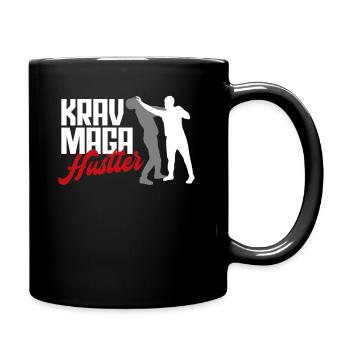 Krav Maga Martial Artist - Full Colour Mug - black - Right