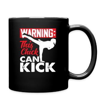 Krav Maga Kamsportlerin Frau Mädchen - Mug uni - noir - Droite