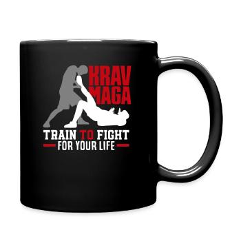 Krav Maga Formation Arts Martiaux - Mug uni - noir - Droite