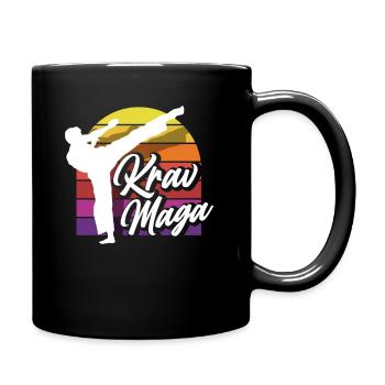 Krav Maga Rétro - Mug uni - noir - Droite