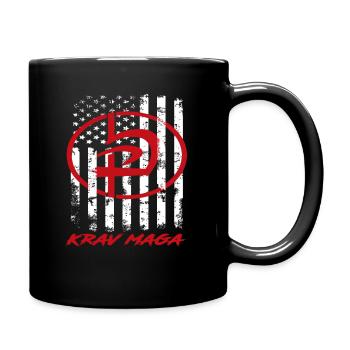 Krav Maga USA Drapeau Patriot - Mug uni - noir - Droite