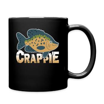 I Love Crappie Fish - Full Colour Mug - black - Right