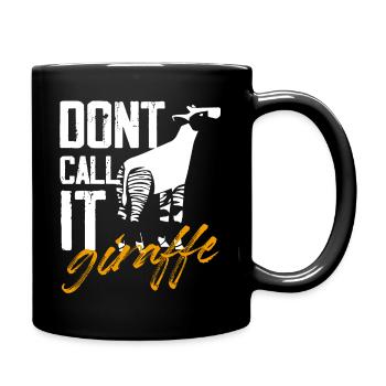 ne l’appelez pas girafe Design pour un amateur d’okapi - Mug uni - noir - Droite