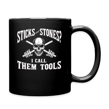Arnis Eskrima Kali Arts Philippins FMA - Mug uni - noir - Droite