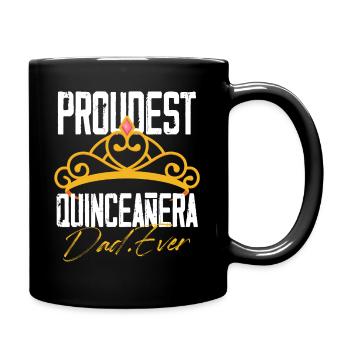 papa quinceanera le plus fier de tous les temps Design - Mug uni - noir - Droite